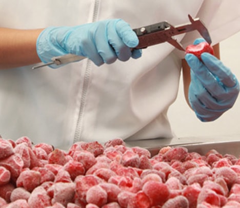 quality inspection process of frozen strawberries>
						
							<button class=